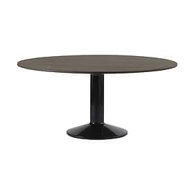 Muuto Midst pelarbord o160 cm Dark Oiled Oak-Black
