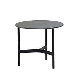 Cane-Line Twist soffbord small o45 cm Fossil black-lava grey
