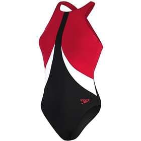 Speedo Colourblock High Neck Swimsuit (Women's)
