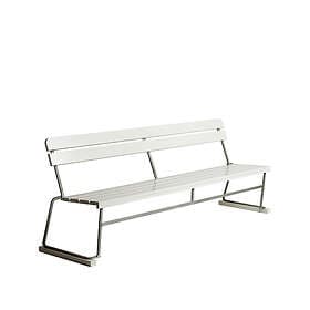 Grythyttan Stålmöbler Sofa 5 vit lack ek, varmförzinkat stativ