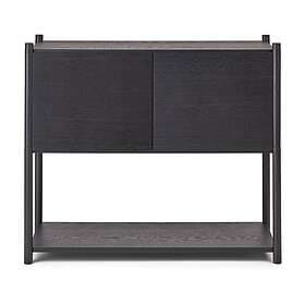 Gejst Sceene bookcase C Svartbetsad ek