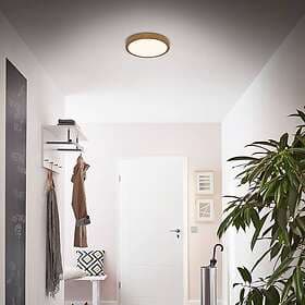 Briloner LED- Runa Wood träoptik 3 000 K Ø 28cm