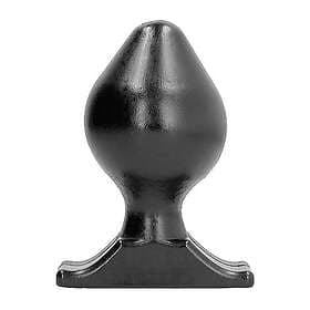 All Black Vinyl Anal Plug 16.5 cm