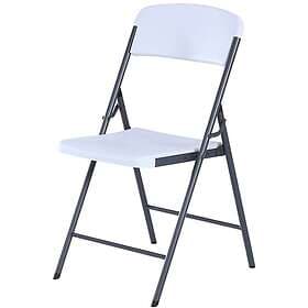 Lifetime Ultra-resistant Folding Chair 47x48x84.5 Cm Uv100 Vit,Svart