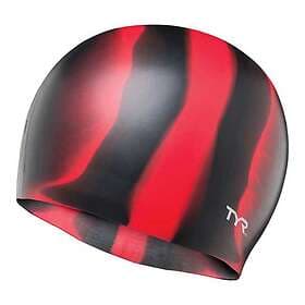 TYR Multi Colour Swimming Cap Röd,Svart