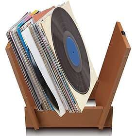 Lenco TTA-040BN Wood Stand for Vinyl Storage (Brown)