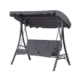 Beliani Gray Garden Swing GARBO 185