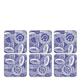 Pimpernel Blue Room Sunflower Coasters 6-pack