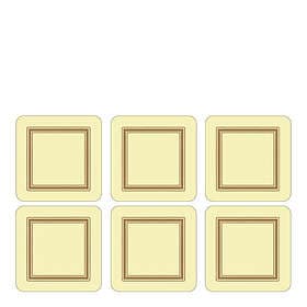 Pimpernel Classic Coasters 6-pack