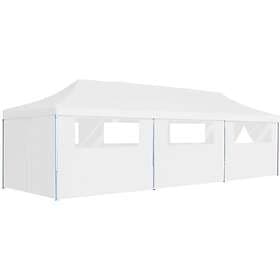 vidaXL Folding Pop-up Party Tent with 8 Sidewalls 3x9m