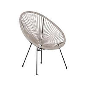 Shumee ACAPULCO II Light Gray Rattan Chair
