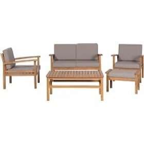 Beliani 4-seat wooden garden set MANILA