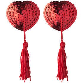 Rimba Nipple Tassel Röd