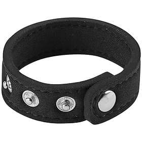 Perfect Fit Neopren Snap Penisring Svart