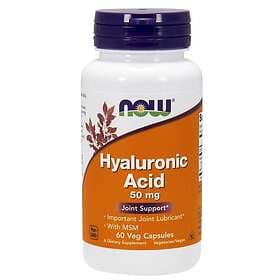 Now Foods NOW Hyaluronic Acid MSM 50 mg 60 vegkapslar