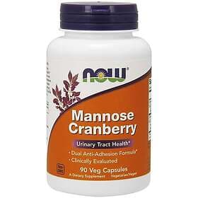 Now Foods Mannose Cranberry 90 vegkapslar
