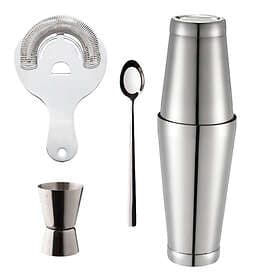 Dorre Bora Barset Bostonshaker 4 pieces Stainless Steel