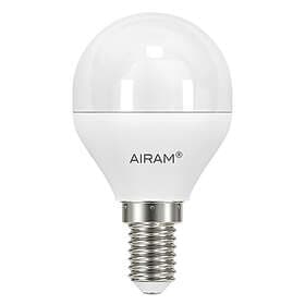 Airam LED Opal P45 4.5W E14 480lm Dimbar Vit Opalglas