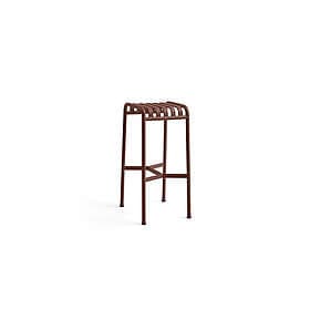 Hay Palissade Barstol Garden Chair Iron Red Steel