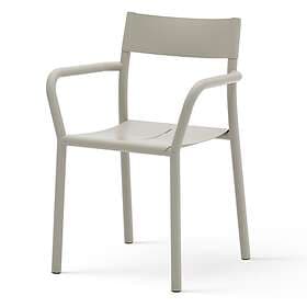 New Works May Armchair, Ljusgrå Stål
