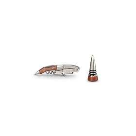 Le Creuset Gs-190 Corkscrew & Stopper Rosewood/Stainless Steel