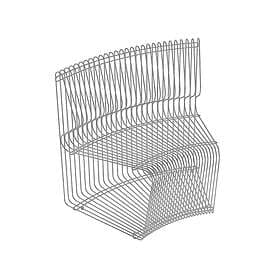 Montana Pantonova modulsoffa stainless steel, convex