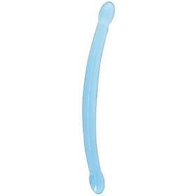 RealRock Crystal Clear Double Dildo 17"