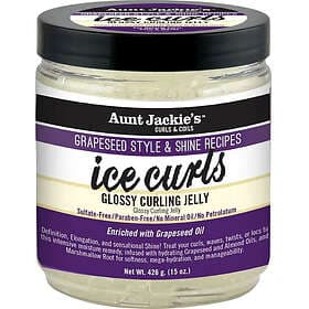 Aunt Jackie's Grapeseed Style & Shine Recipes ICE CURLS Glossy Curling Jelly 426