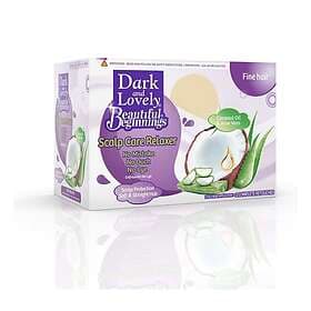 Dark and Lovely Beautiful Beginnings Scalp Care Relaxer Kit Hair Oil