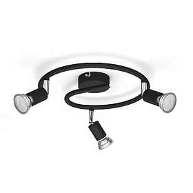 Philips Limbali Plate/Spiral 3X50W 230V (Black)