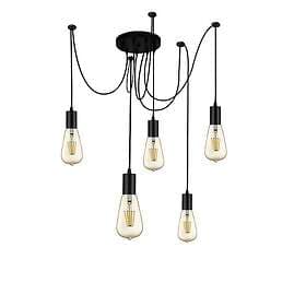 Searchlight Squiggle M pendel (Black)
