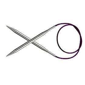 KnitPro Nova Metal Rundpinne Mässing 120cm 3.75mm