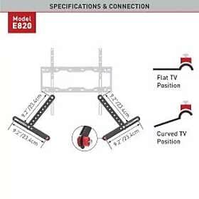 Barkan E820 Universal Soundbar Mount