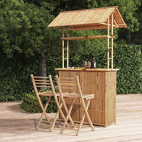 vidaXL Garden Bar 3 Pieces Bamboo