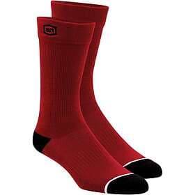 100% Solid Socks Röd