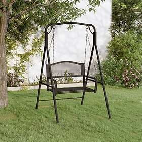 vidaXL Hammock 124cm black steel 318832