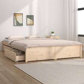 vidaXL Bed Frame with drawers 160x200 cm