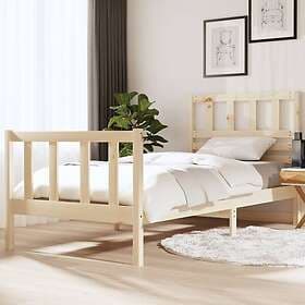 vidaXL Bed Frame massivt trä 90x190 cm 3101118
