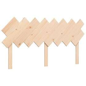 vidaXL Bed Frame med huvudgavel 160x200 cm massivt trä 3193476
