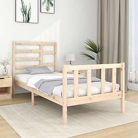 vidaXL Bed Frame massivt trä 90x190 cm 3FT 3105890