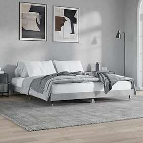 vidaXL Bed Frame betonggrå 120x200 cm konstruerad trä 832153