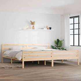 vidaXL Bed Frame massivt trä 200x200 cm 814839