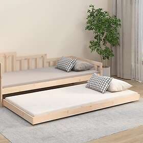 vidaXL Bed Frame 100x200 cm massiv furu 823489
