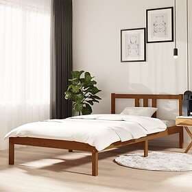 vidaXL Bed Frame honungsbrun massivt trä 100x200 cm 814877