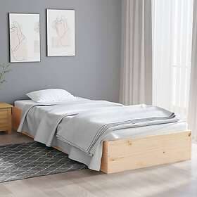 vidaXL Bed Frame solid wood 75x190 cm