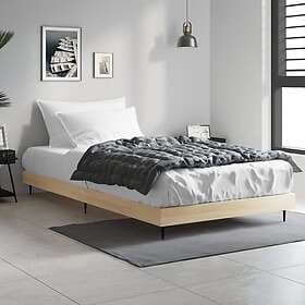 vidaXL Bed Frame sonoma-ek 100x200 cm konstruerad trä 832264