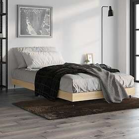 vidaXL Bed Frame sonoma-ek 100x200 cm konstruerad trä 832160