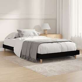 vidaXL Bed Frame svart 100x200 cm konstruerad trä 832054