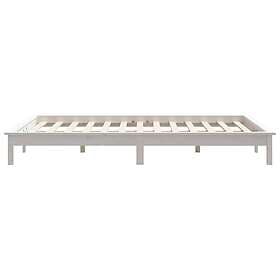 vidaXL Bed Frame vit 120x200 cm massiv furu 820537