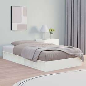 vidaXL Bed Frame white 140x190 cm solid wood